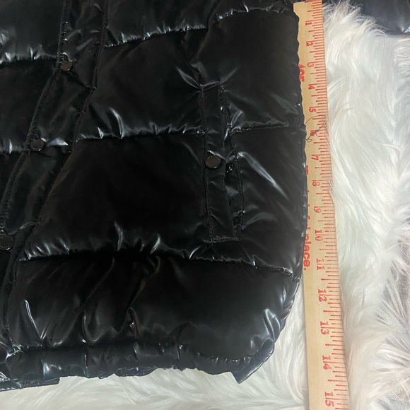BCBGeneration Shiny Black Water Resistant Puffer Jacket - Picture 14 of 16